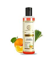 Гель для душа " Апельсин и Лемонграсс" , ( Orange & Lemongrass ) 210 мл Khadi Natural